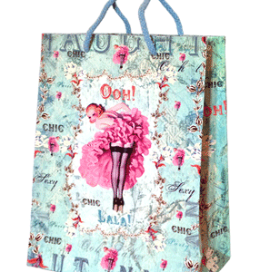 Sac cadeau Deluxe réutilisable - Modèle Très Chic OHH LA LA !