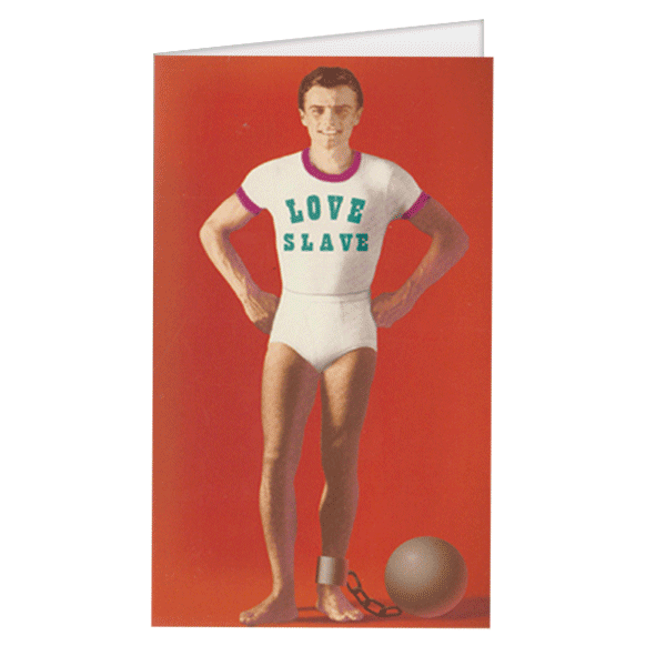 Carte postale dépliante Bikini - Love Slave