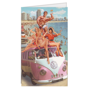 Carte postale dépliante Bikini - Party Bus