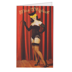 Carte postale dépliante Bikini - Miss Whiplash