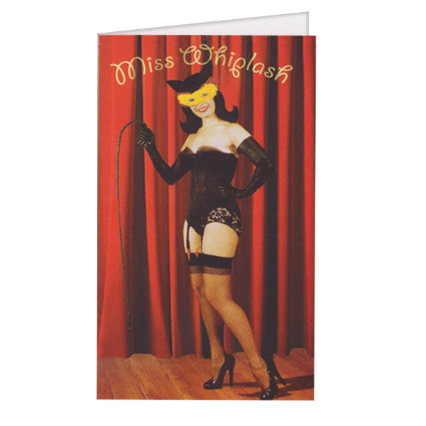 Carte postale dépliante Bikini - Miss Whiplash