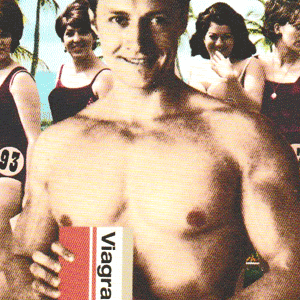 Carte postale dépliante Bikini - Monsieur « Pilules Bleues » – Image 2