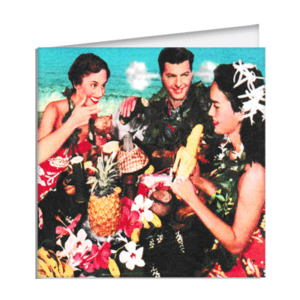Carte postale dépliante Bikini - Hula Banana