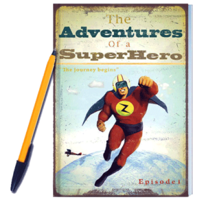 Cahier Bikini 70 pages The Adventures of a SuperHero