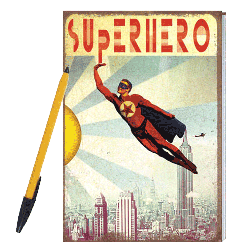 Cahier Bikini 70 pages SuperHéros