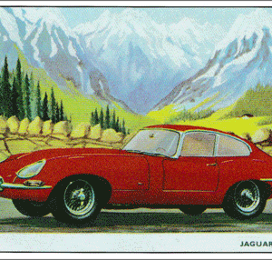 Carte postale - Jaguar Type E - 10 x 15 cm