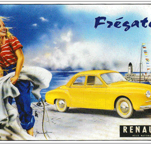 Carte postale - Renault Frégate - 10 x 15 cm