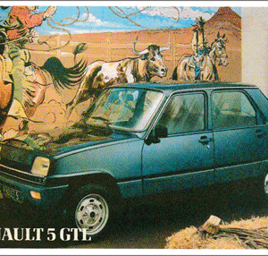 Carte postale - Renault 5GTL - 10 x 15 cm