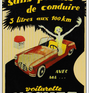 Carte postale - Sans permis de conduire - 10 x 15 cm