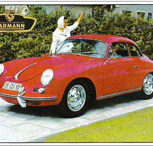 Carte postale - Porsche Karmann - 10 x 15 cm