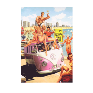 Carte postale Bikini 014 - Party bus