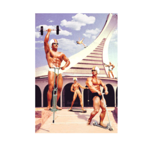 Carte postale Bikini 036 - Le musée du Muscle