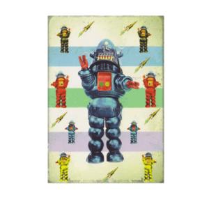 Carte postale Bikini 040 - Robby le robot
