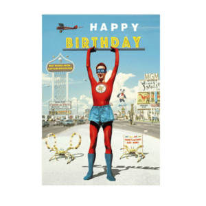 Carte postale Bikini 122 - Captain Ridiculous « Happy Birthday »