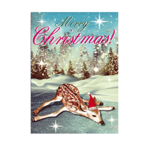 Carte postale Bikini X11 - Merry Christmas Fawny !