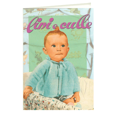 Carte postale dépliante avec enveloppe 10 x 15 - Lini e Culle - Lini e Culle