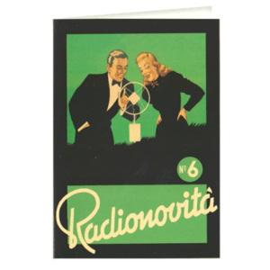 Carte postale dépliante avec enveloppe 10 x 15 - Radionovità !