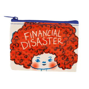 Porte-monnaie FINANCIAL DISASTER* - Blue Q Collection