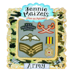 Lot de 5 patchs à coller - Série ARMY