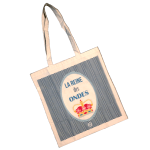 Tote bag coton Reine des ondes
