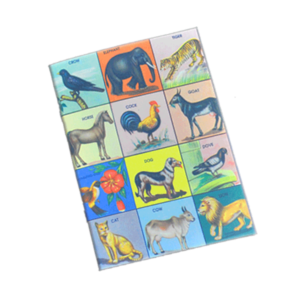 Carnet Kitsch Kitchen  LES ANIMAUX - Format A6 - 15 x 10,5 cm