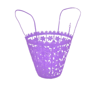 Petit panier enfant en plastique Violet