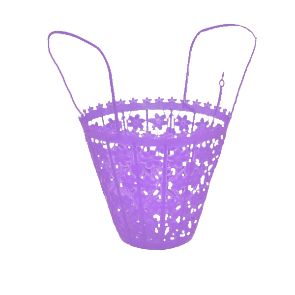 Petit panier enfant en plastique Violet