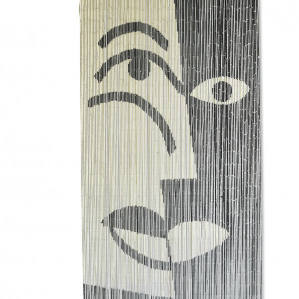 Portière en bambou BLACK & WHITE - 200 x 90 cm – Image 2