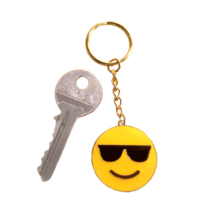 Porte-clés émaillé Emoji COOOOOOL