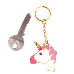 Porte-clés émaillé Emoji LICORNE