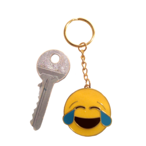 Porte-clés émaillé Emoji JOY