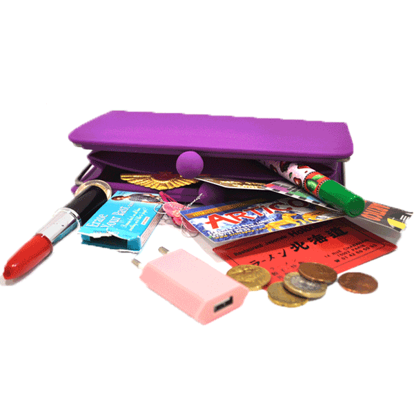 Portefeuille/ Compagnon à soufflet POCHI SEPA - Coloris purple – Image 2