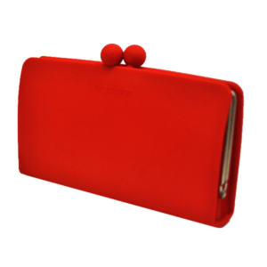 Portefeuille/ Compagnon à soufflet POCHI SEPA - Coloris rouge