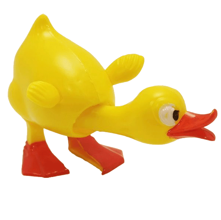 Le canard qui remue la tête - Un joujou rétro fabriqué en Allemagne – Image 2