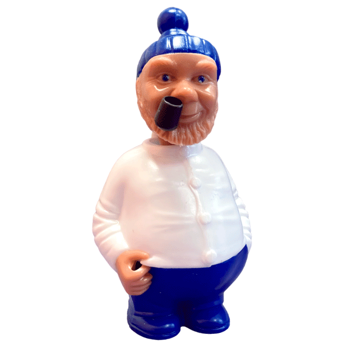 Le Gnome marin qui acquiesce - Un joujou rétro fabriqué en Allemagne