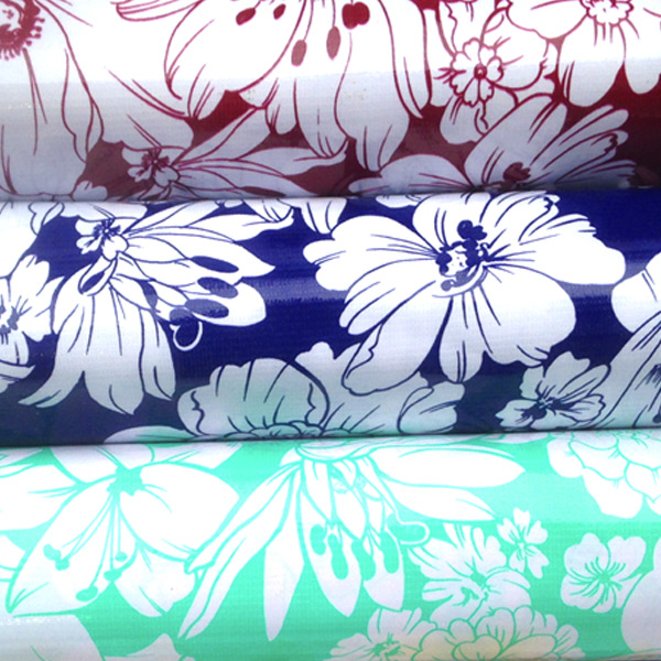 Toile cirée mexicaine largeur 120 cm FLORES SILVESTRES Bleu marine - Le mètre 12€ – Image 5