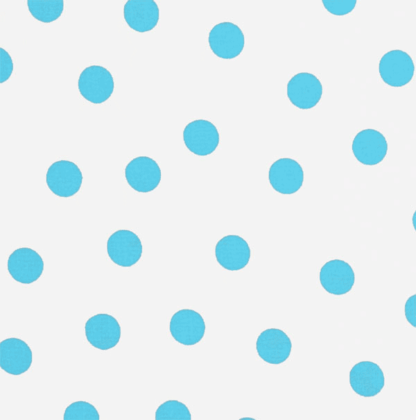 Toile cirée mexicaine largeur 120 cm POIS POLKA Bleu sur beige - Le mètre 12€ – Image 2