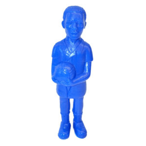 Poupée thermoplastique MAESTRO (Qui fait pouët-pouët !) - BLEU