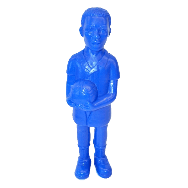 Poupée thermoplastique MAESTRO (Qui fait pouët-pouët !) - BLEU