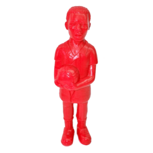 Poupée thermoplastique MAESTRO (Qui fait pouët-pouët !) - ROUGE