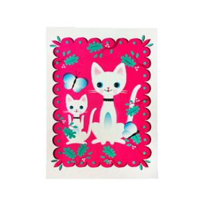 Affiche rétro Kitsch Kitchen - Les Chats - 42 x 29,7 cm