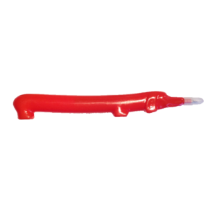 Stylo bille rigolo TECKEL Rouge