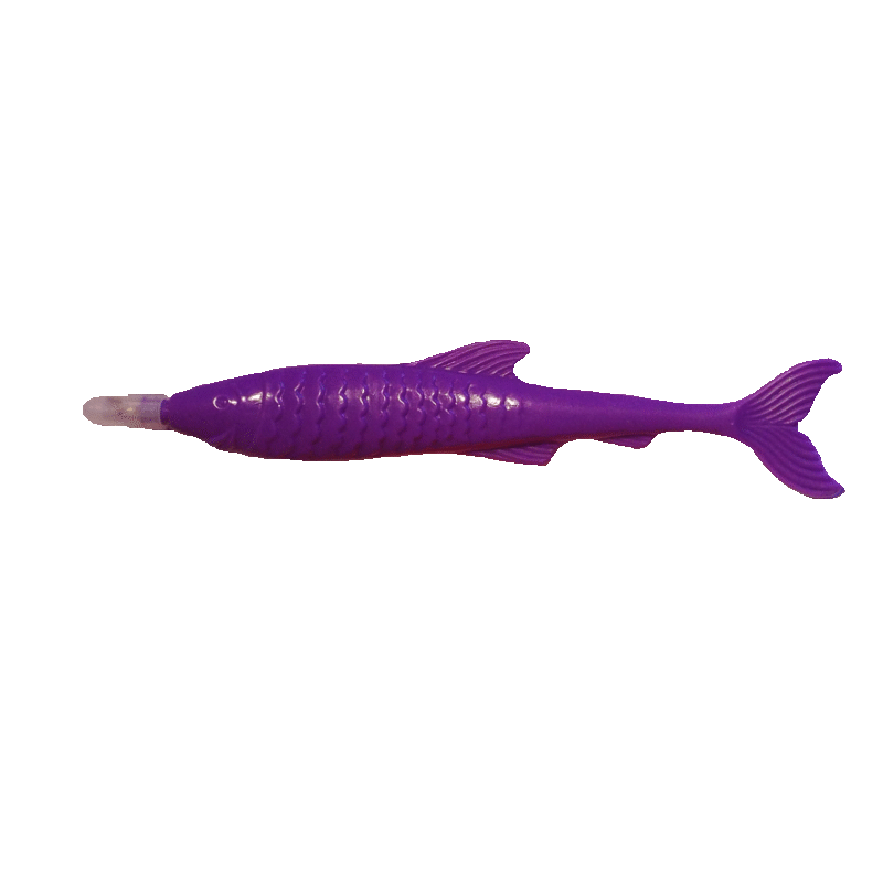 Stylo bille rigolo SARDINE Violet