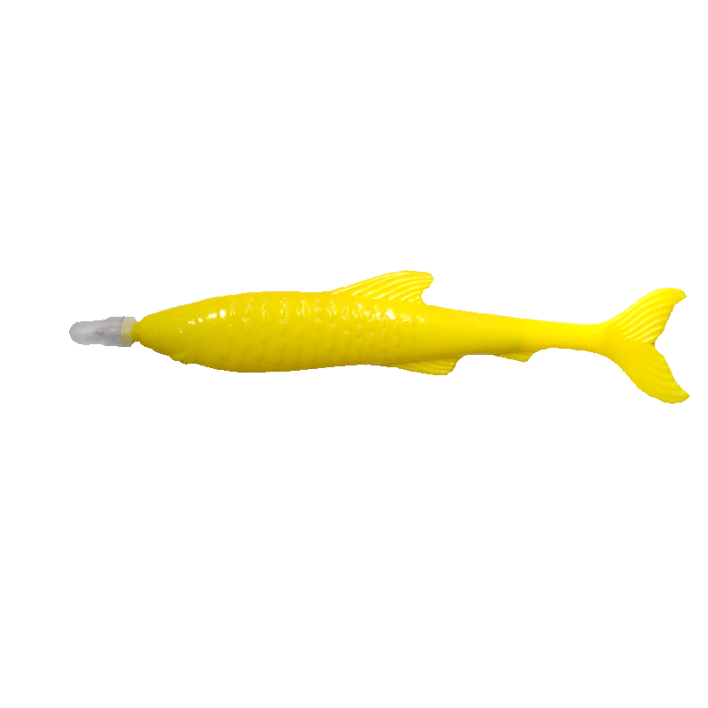 Stylo bille rigolo SARDINE Jaune