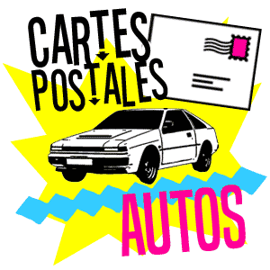 Cartes postales Autos