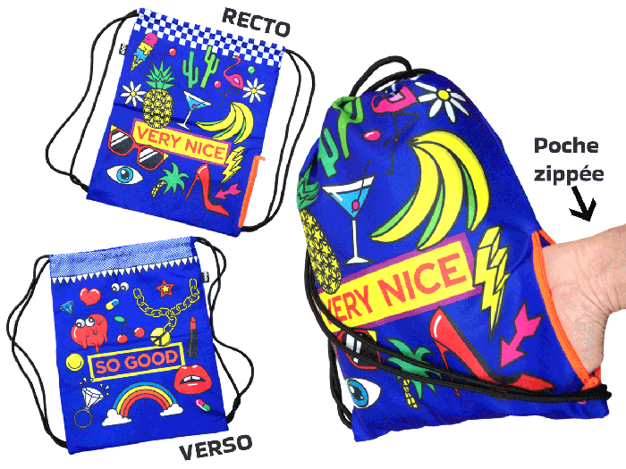 Sac à dos LOQI - Motif POP SO GOOD - – Image 3