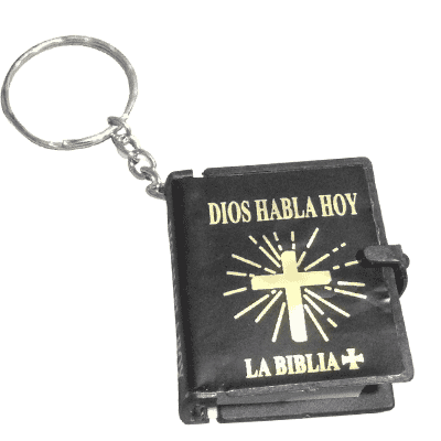 Micro-bible porte-clés en espagnol