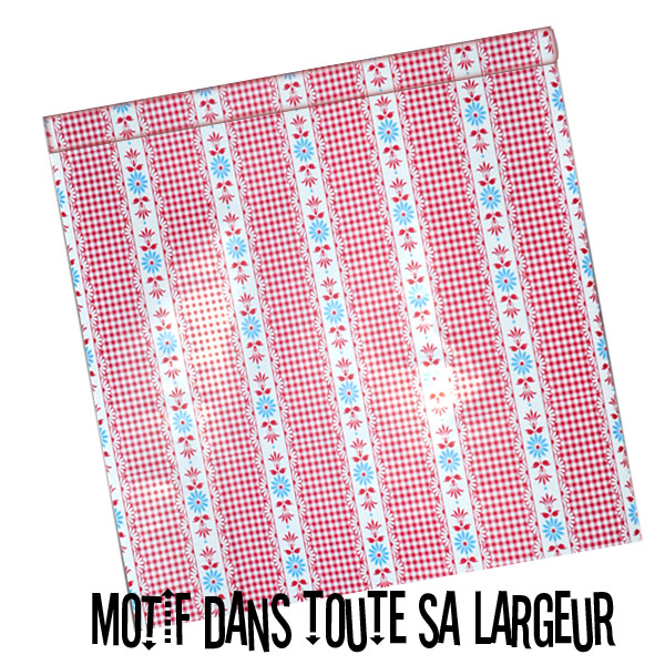 Papier adhésif plastifié Kitsch Kitchen Bonny Rouge - Rouleau de 200 x 45 cm – Image 2