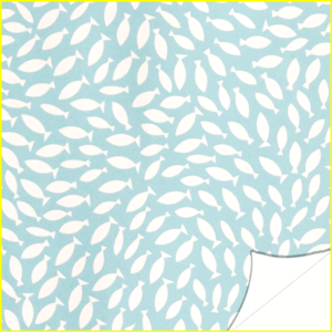 Papier adhésif plastifié GO WITH THE FLOW Curaçaõ - Rouleau de 3m x 45 cm