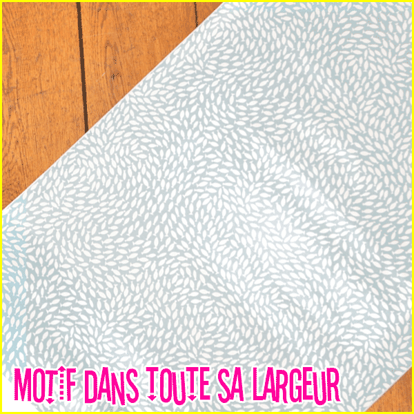 Papier adhésif plastifié GO WITH THE FLOW Gris clair - Rouleau de 3m x 45 cm – Image 2
